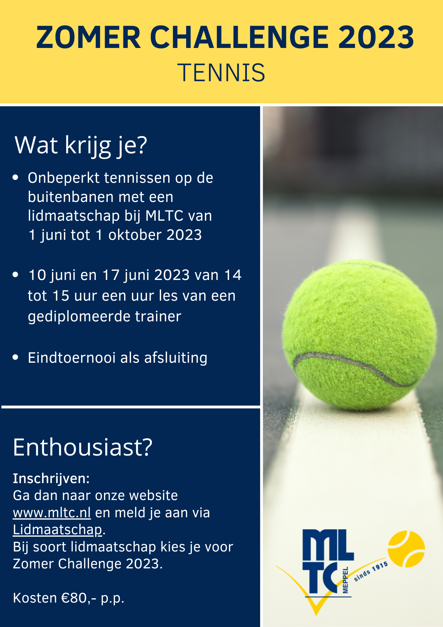 Doe mee met de Zomer Challenge 2023 - MLTC